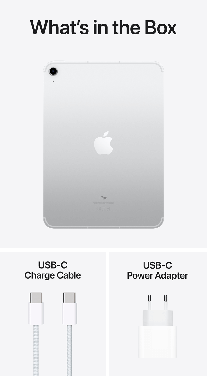Apple iPad 10.9 Silber 64 GB 